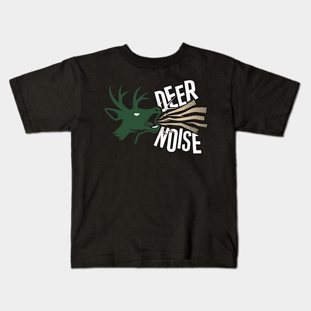 Deer Noise Kids T-Shirt by deernoise